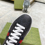Gucci sneakers detailed view showing premium designer craftsmanship