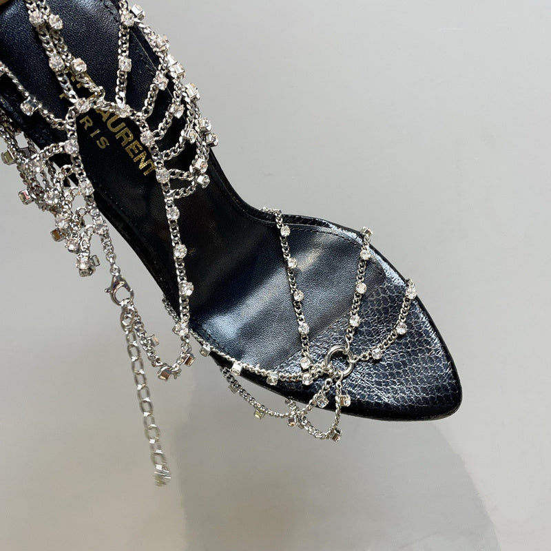 Saint Laurent luxury shoes angled view — premium authentic designer style