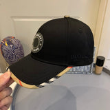 Side view of Burberry unisex cap