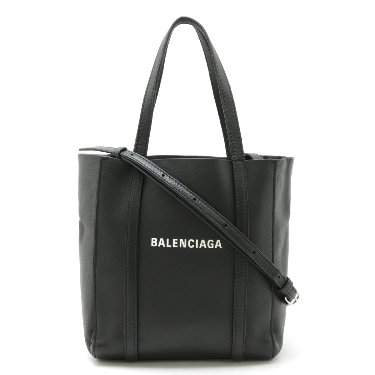Balenciaga women's tote bag Black luxury designer leather
