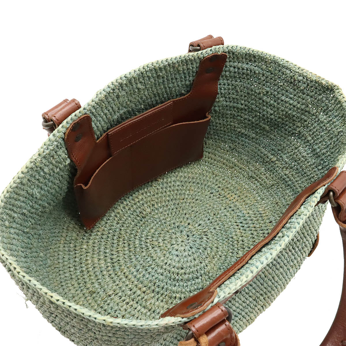 Morvelin elegant leather Luxury Bag flat lay view
