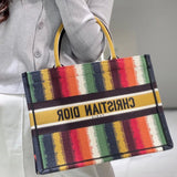 Back view of modern statement women's handbag – women's luxury accessory