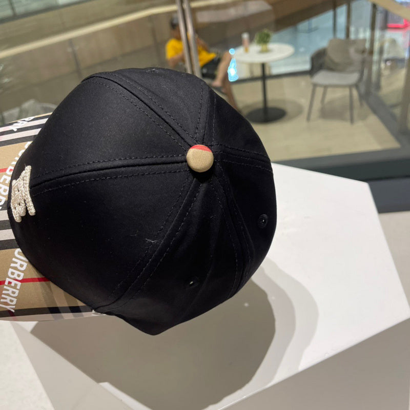 Front view of Burberry unisex cap