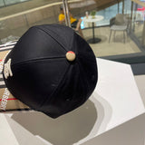 Front view of Burberry unisex cap