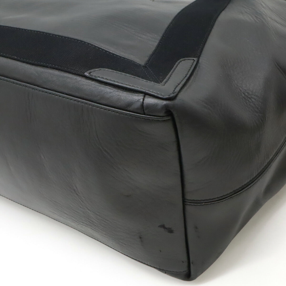 Balenciaga authentic luxury tote bag Black leather craftsmanship