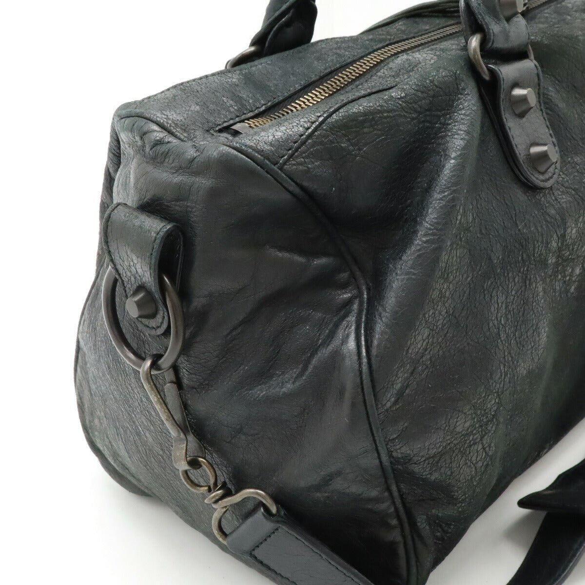 Balenciaga women's handbag Gray luxury designer leather