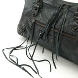 Auremorys elegant leather Luxury Bag angled view