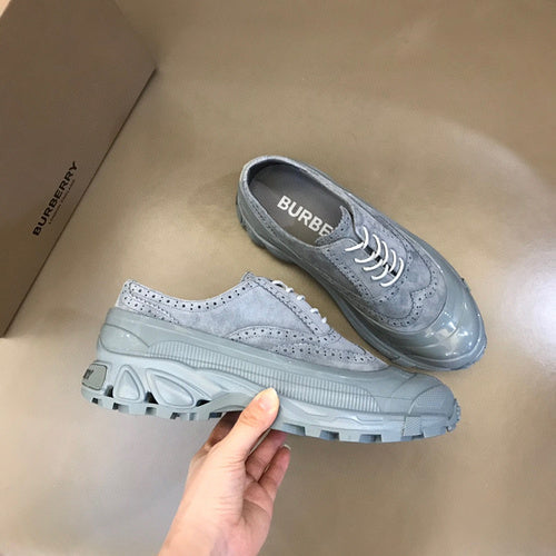 Burberry Nude Low-Top Sneakers - Front View
