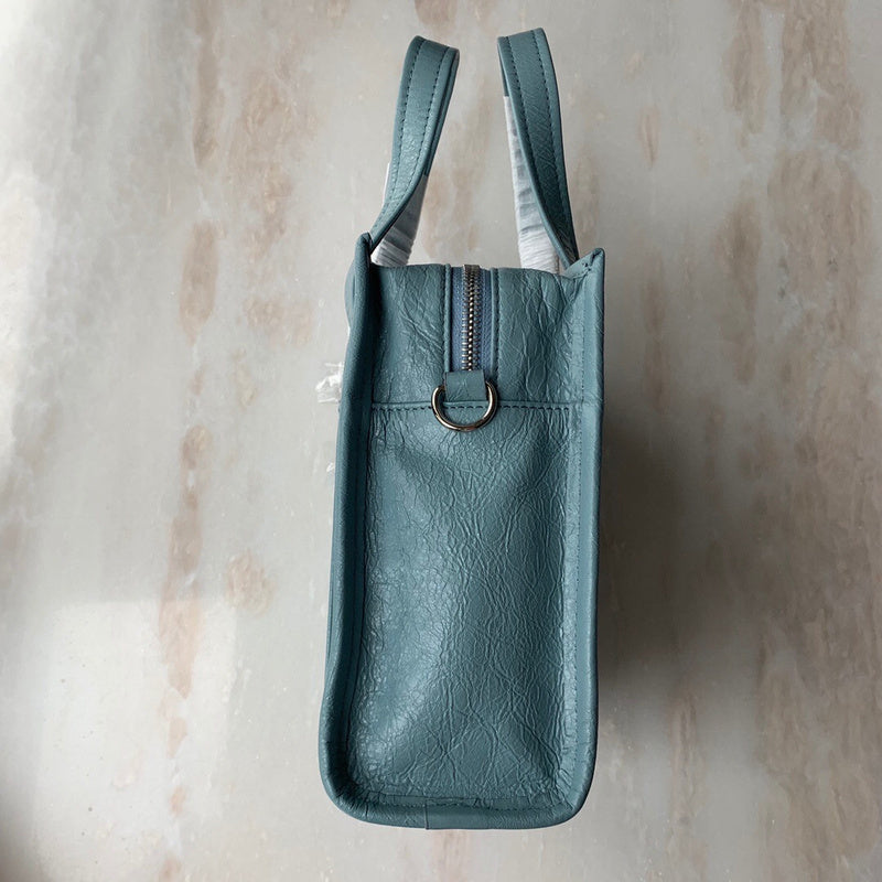 Elegant Faux Leather Handbag - Signature Hardware Accents | Women's Fashion Handbag #943 - styled full view (image 7) of designer-inspired handbag