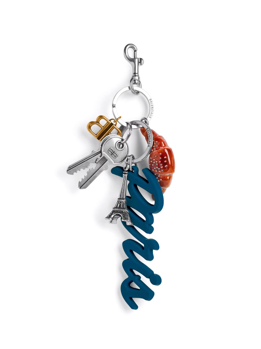 Balenciaga Jewellery? Balenciaga Women Tourist Paris Croissant Charm Keychain Luxury Designer Statement Jewellery