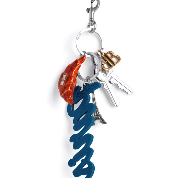 Balenciaga Jewellery? Balenciaga Women Tourist Paris Croissant Charm Keychain Luxury Designer Statement Jewellery