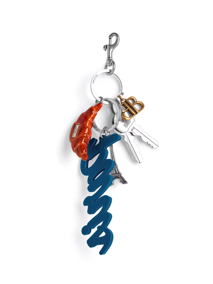 Balenciaga Jewellery? Balenciaga Women Tourist Paris Croissant Charm Keychain Elegant Everyday Fine Jewellery