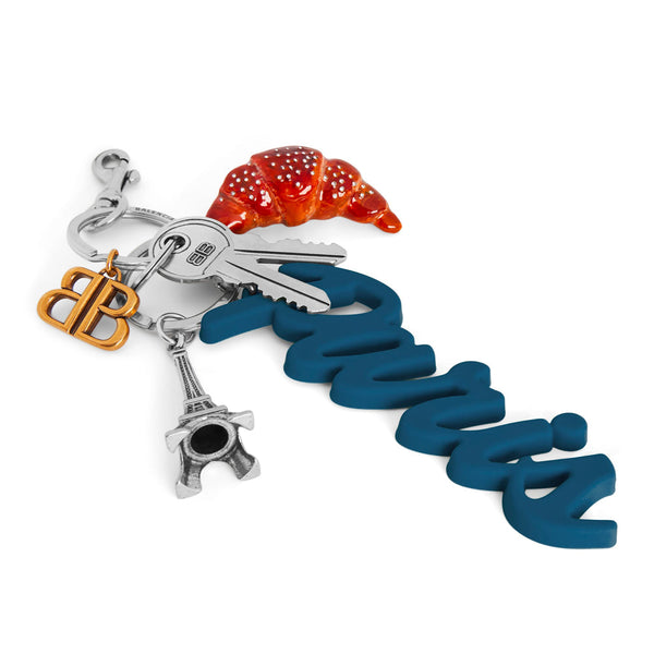 Balenciaga Jewellery? Balenciaga Women Tourist Paris Croissant Charm Keychain Elegant Everyday Fine Jewellery