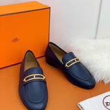 Hermes shoes Style 363 - close-up of iconic logo design
