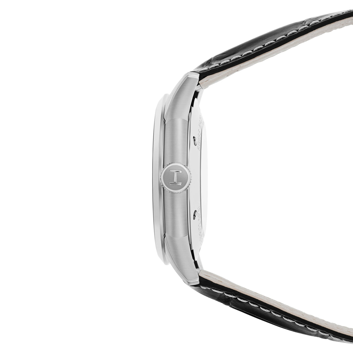 Close-up detail view of Hamilton men's watch