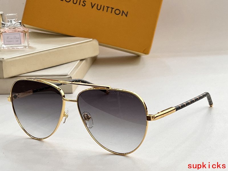 Front view of Louis Vuitton unisex sunglasses
