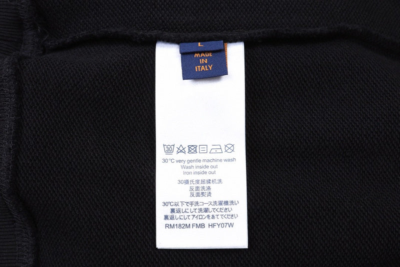 Back view of Louis Vuitton luxury clothing with runway-inspired design