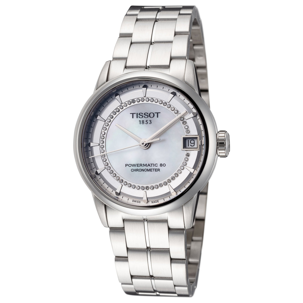 Front view of Tissot women's watch