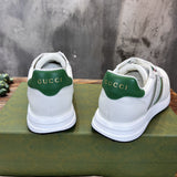 Gucci sneakers detailed view showing premium designer craftsmanship