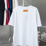 Side profile of Louis Vuitton cotton t-shirt with relaxed-fit cut
