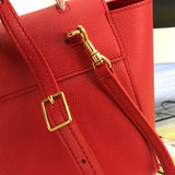 Back view of modern chic women's handbag – women's everyday handbag