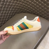 Gucci sneakers detailed view showing premium designer craftsmanship
