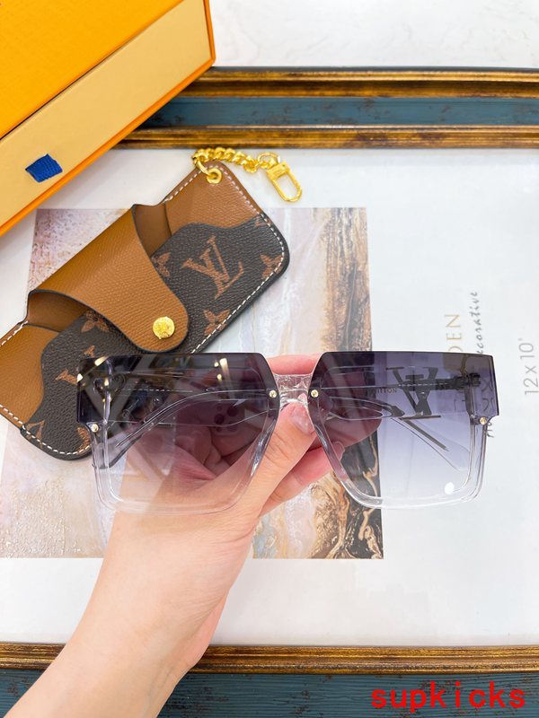 Front view of Louis Vuitton unisex sunglasses