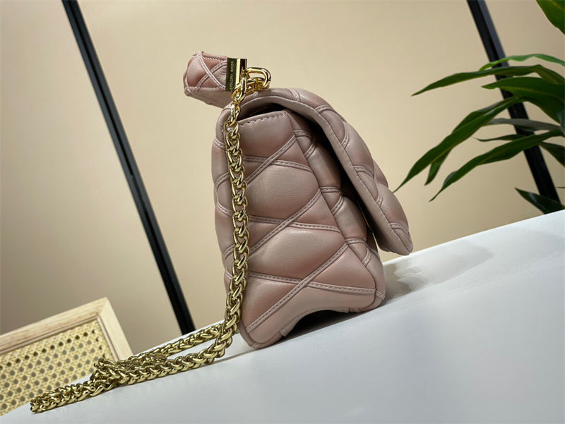  Polished carryall bag carried on shoulder 16