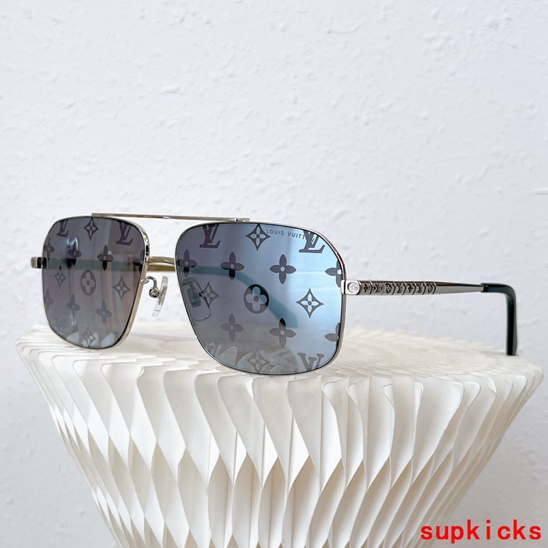 Side view of Louis Vuitton unisex sunglasses