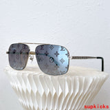 Side view of Louis Vuitton unisex sunglasses