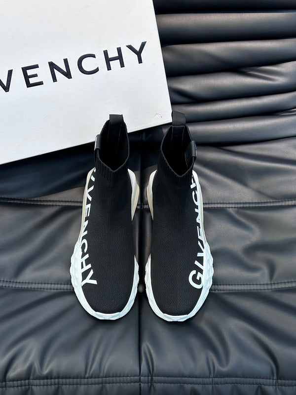 Givenchy Nude Ankle Boots - Angled View