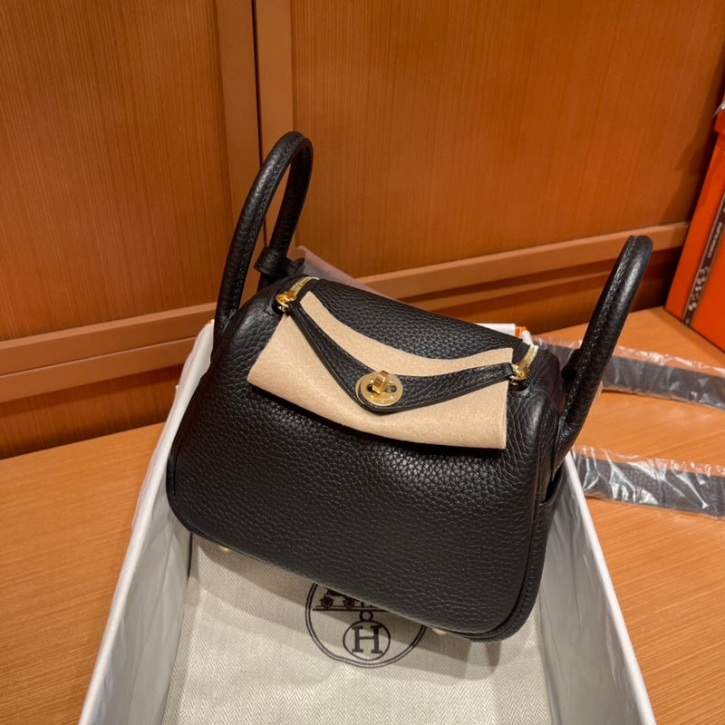 Close-up detail of poised bag design