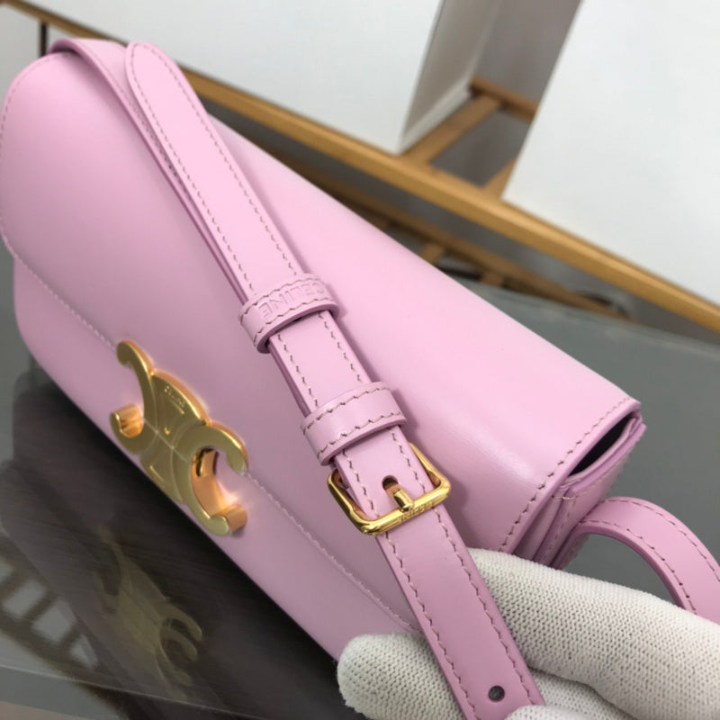 Back view of structured statement women's handbag – women's everyday handbag