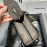Sleek Faux Leather Handbag - Premium Craftsmanship Detailing | Women's Designer-Inspired Purse #326 - back view (image 4) of designer-inspired handbag