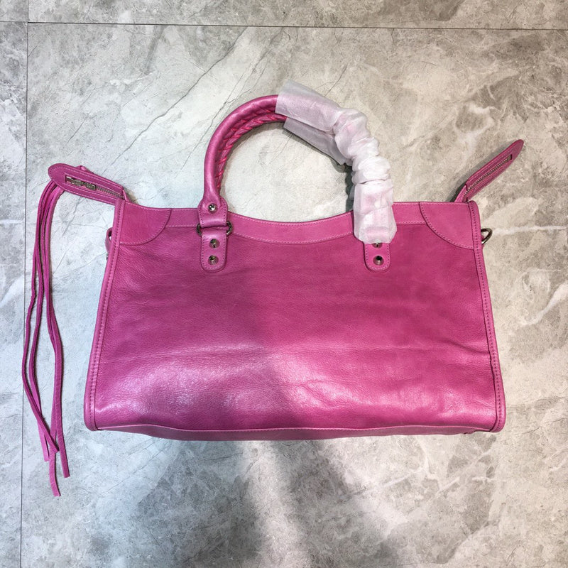 Polished Vegan Leather Handbag - Versatile Everyday Design | Women's Everyday Carry Handbag #969 - back view (image 4) of designer-inspired handbag