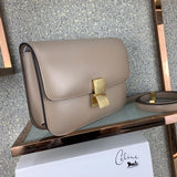 Close-up detail of modern classic women's handbag – women's luxury accessory