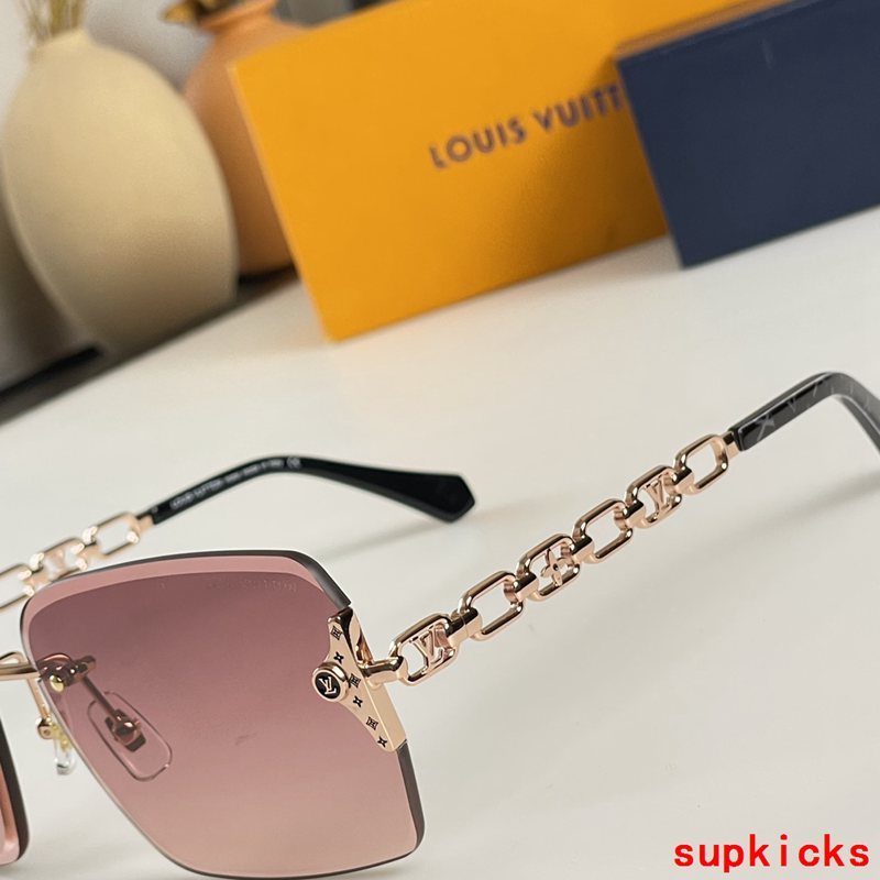 Front view of Louis Vuitton unisex sunglasses