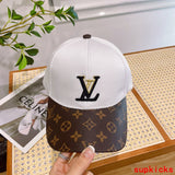 Close-up detail view of Louis Vuitton unisex cap