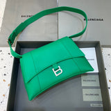 Bold Premium PU Leather Handbag - Polished Finish | Women's Fashion Handbag #533 - front view (image 1) of designer-inspired handbag