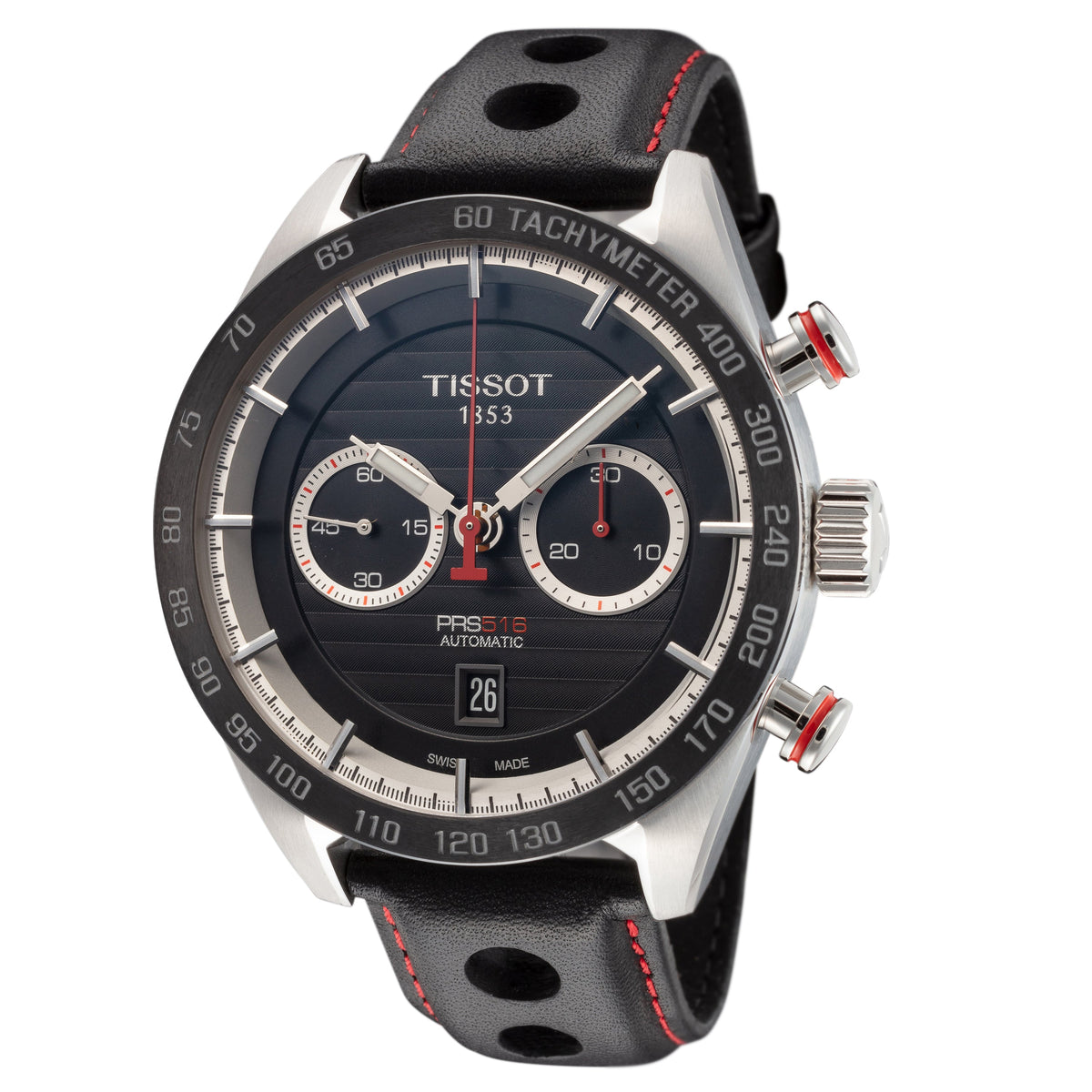 Front view of Tissot men's watch