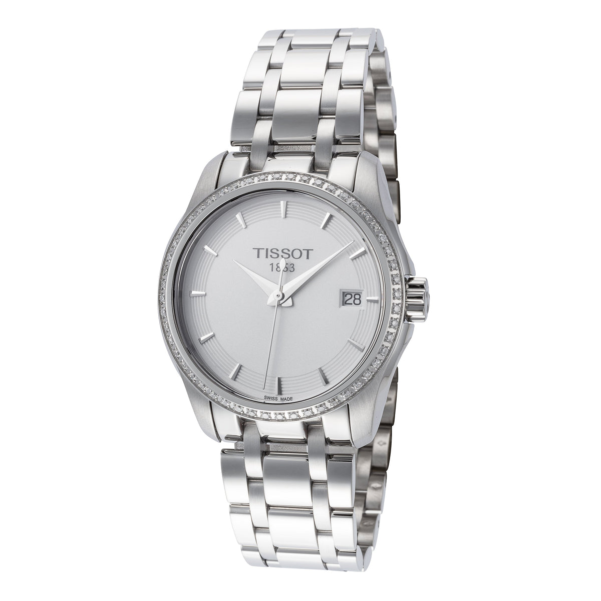 Front view of Tissot women's watch
