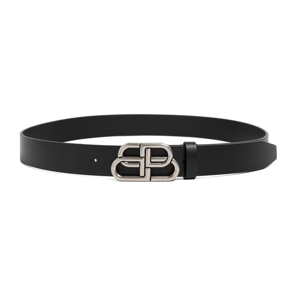 Balenciaga Belts- Balenciaga Leather Large Bb Belt Men Premium Leather Designer Belt