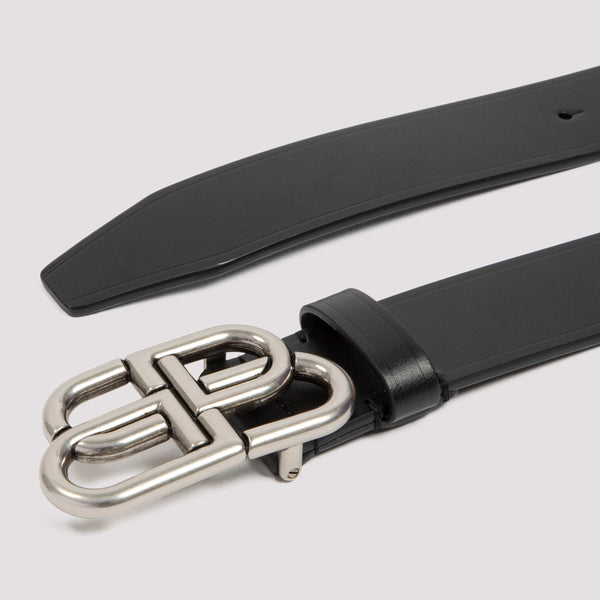 Balenciaga Belts? Balenciaga Leather Large Bb Belt Men Premium Leather Designer Belt