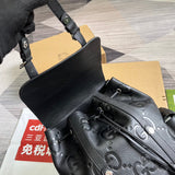Top view of structured sleek women's handbag – women's statement bag