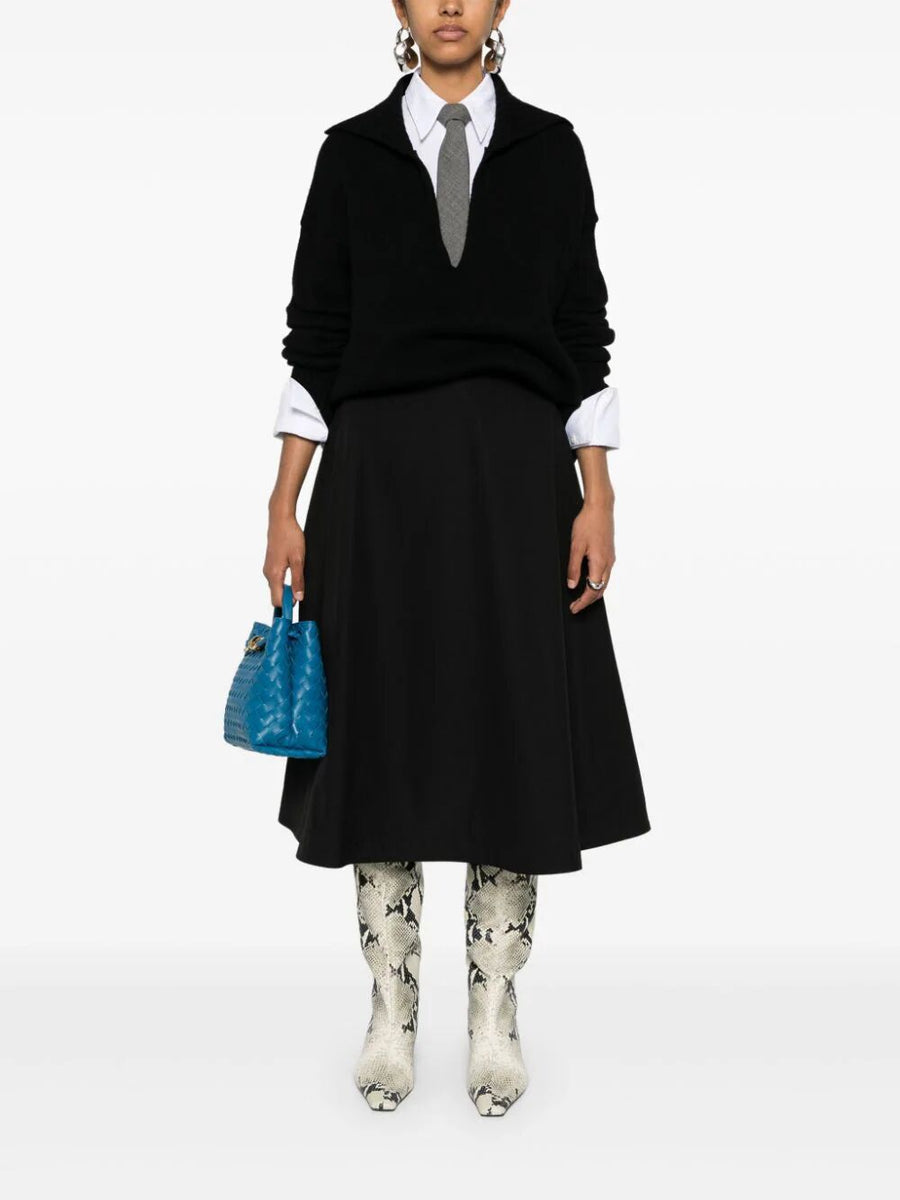 Bottega Veneta Accessories? Bottega Veneta Women Gonna Midi Svasata Premium Everyday Designer Accessory