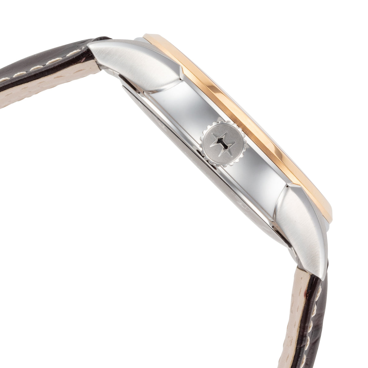 Side view of Hamilton men's watch