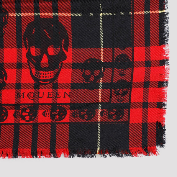 Alexander McQueen premium scarves & wraps detail and craftsmanship close-up