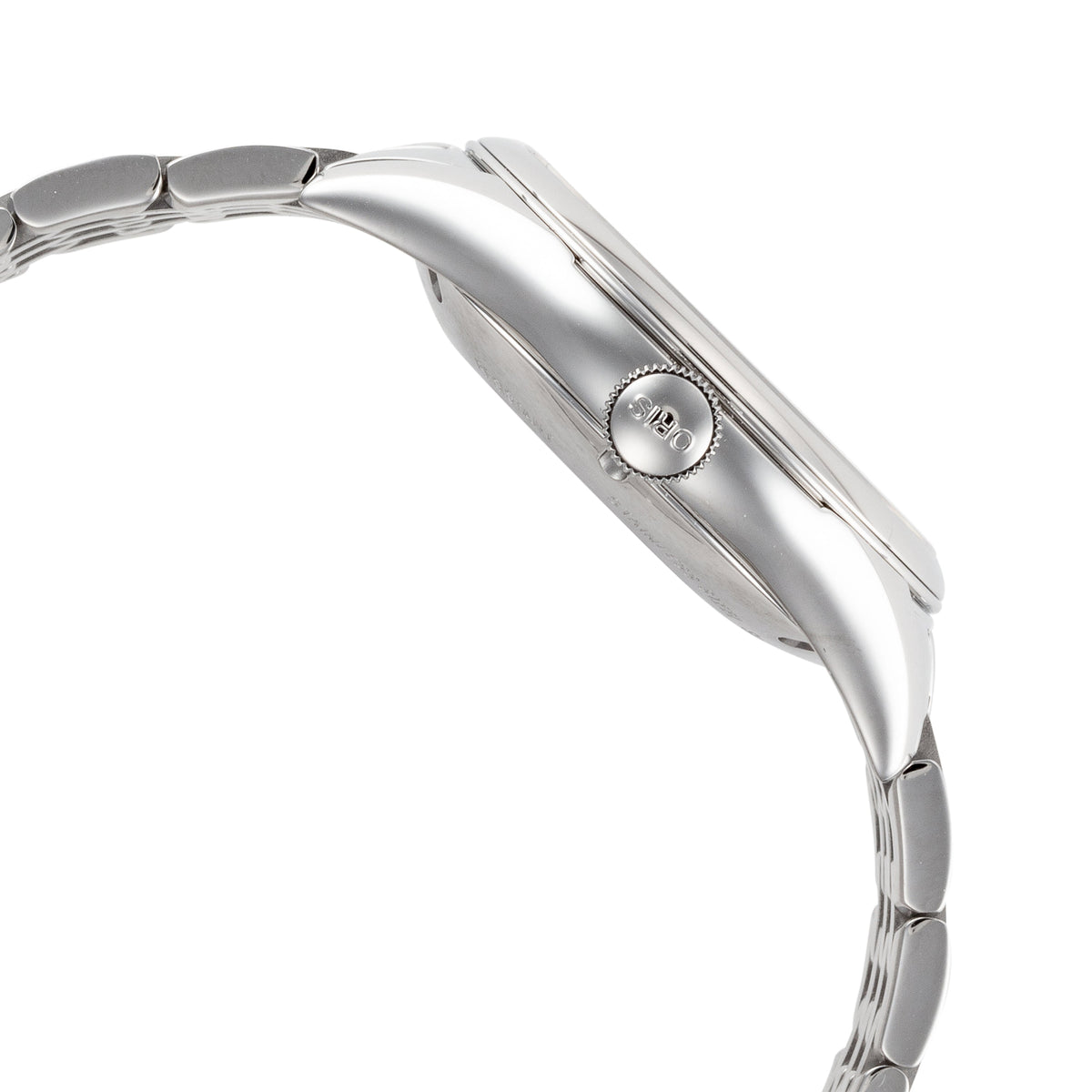 Close-up detail view of Oris Women's women's watch
