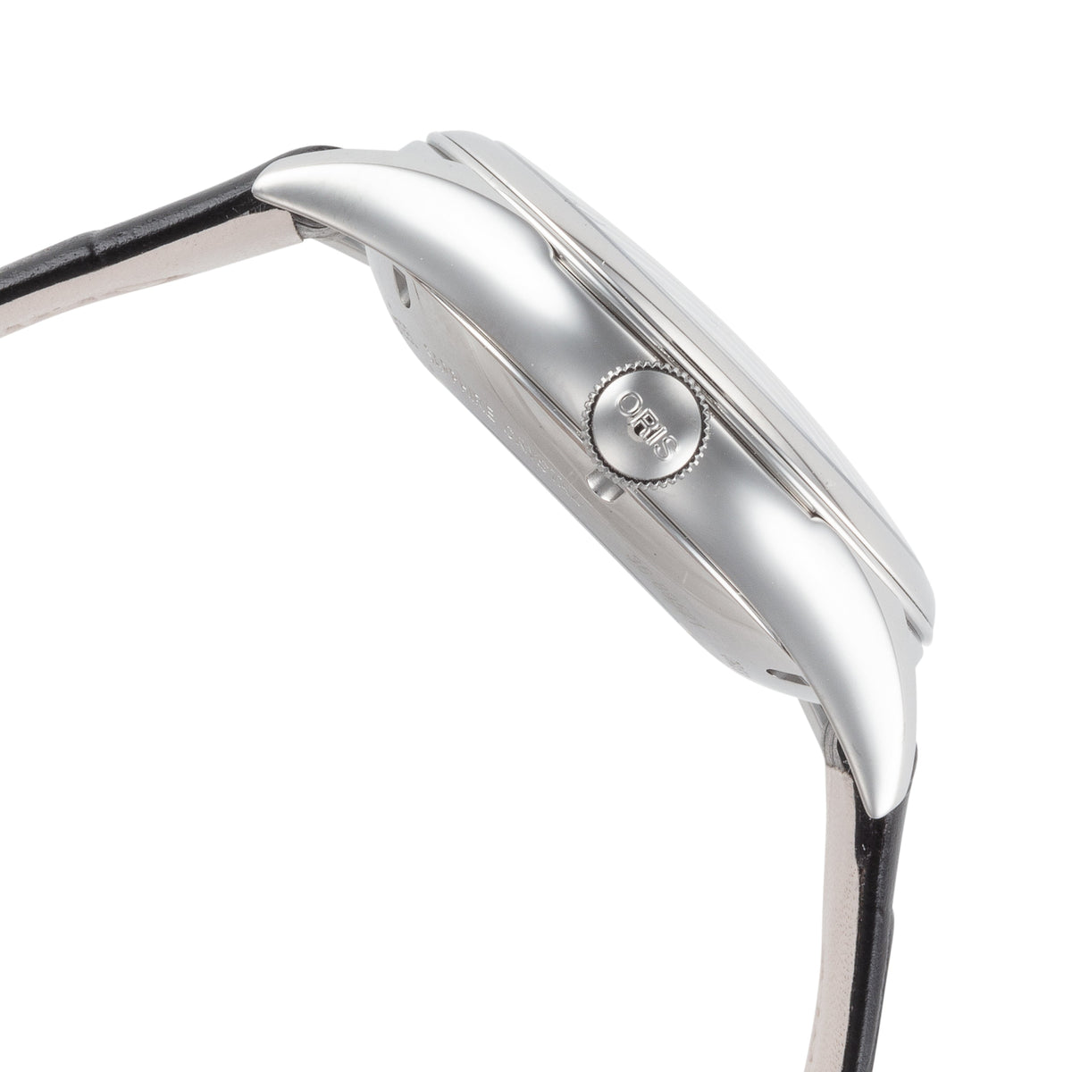 Close-up detail view of Oris Women's Artelier women's watch