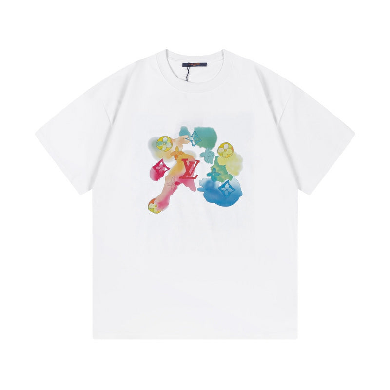 Front view of Louis Vuitton cotton t-shirt with contemporary cut
